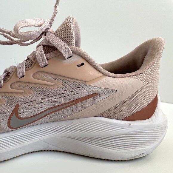 Nike Zoom Winflo 7 Barely Rose Womens Running Sneakers Size 6.5 CJ0302-601 - Picture 6 of 10